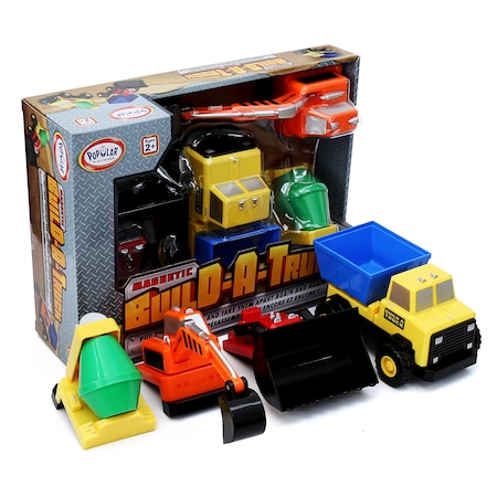 Popular Playthings Magnetic Build-a-Truck Construction 60401